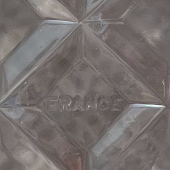 Vintage Glass Crystal Desk OVAL CLOCK - Picture 10 of 15